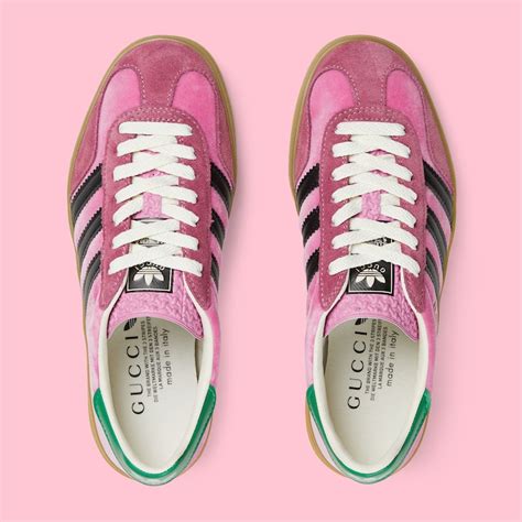 pink gucci adidas gazelle|gucci x gazelle pink velvet.